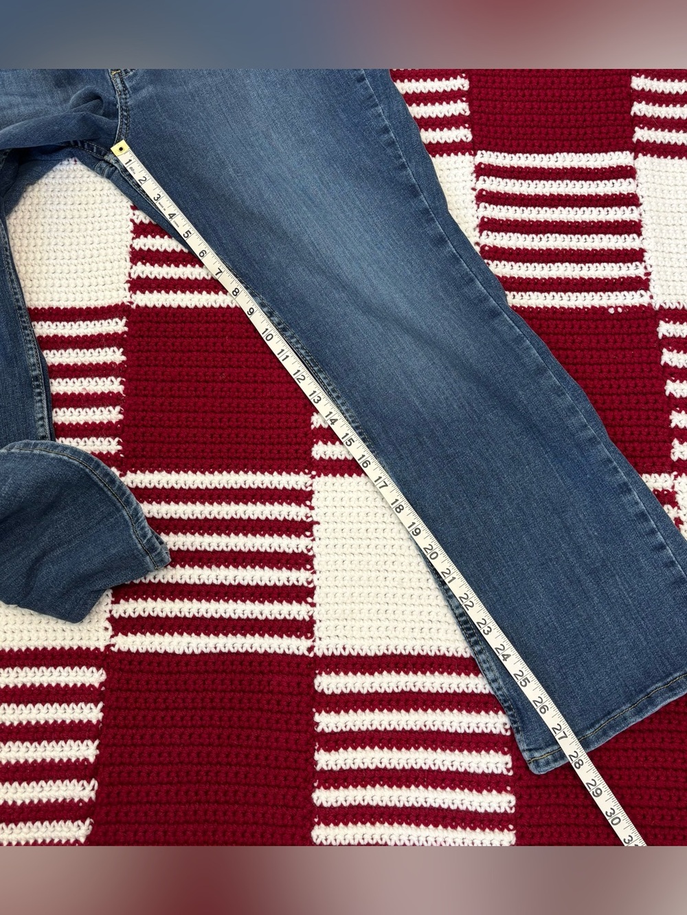 Lee Women's Mid-Rise Bootcut Jeans, Sz 14 Short, H.D. Lee Company 101CMVEW9 - Picture 7 of 16